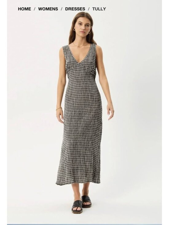 Afends Dresses & Skirts - nwt afends hemp womens tully seersucker dress